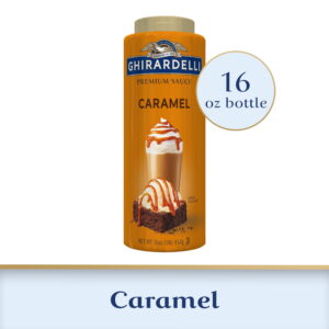 16 oz Bottle of GHIRARDELLI Premium Caramel Sauce