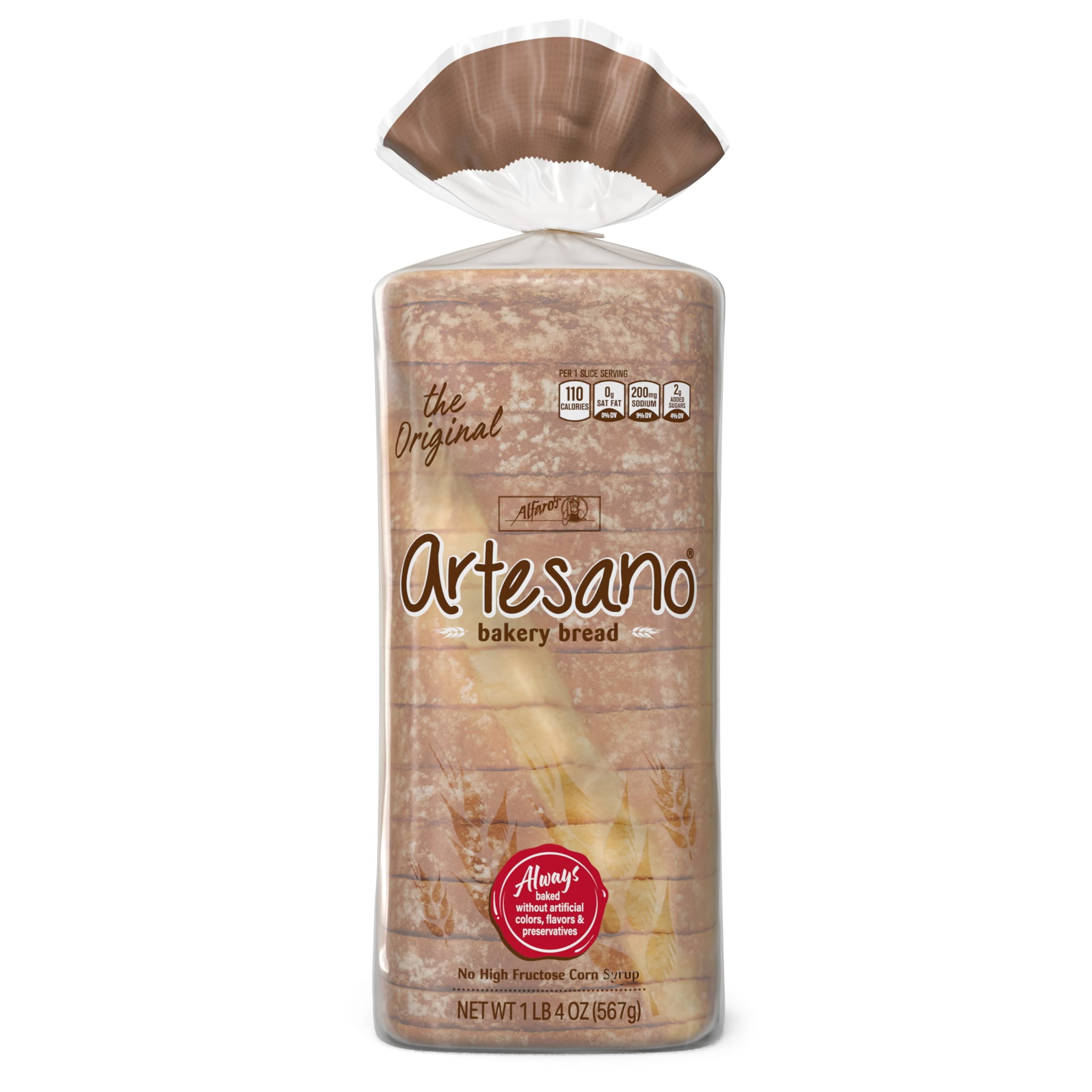 Alfaro’s Artesano 20 oz White Bakery Bread – Bagged