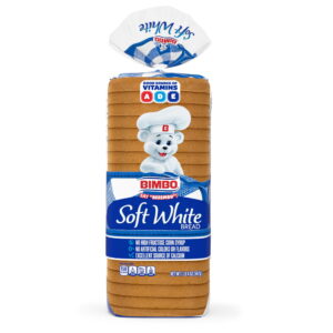 Bimbo White Bread, 20 oz Bag, 20 Slice Pack