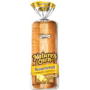 Nature’s Personal Sliced White Bread Loaf – 20 oz