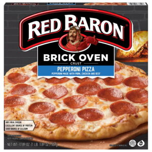 Crimson Baron Brick Oven Frozen Pizza with Pepperoni, 17.89 oz