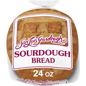 San Luis Plain Sourdough Bread, 24 oz – Sourdough Loaf in Bag