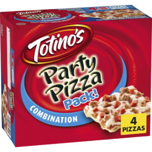 Totino’s Mixture Occasion Pizza, Frozen Snacks, 4 Rely, 42.8 oz